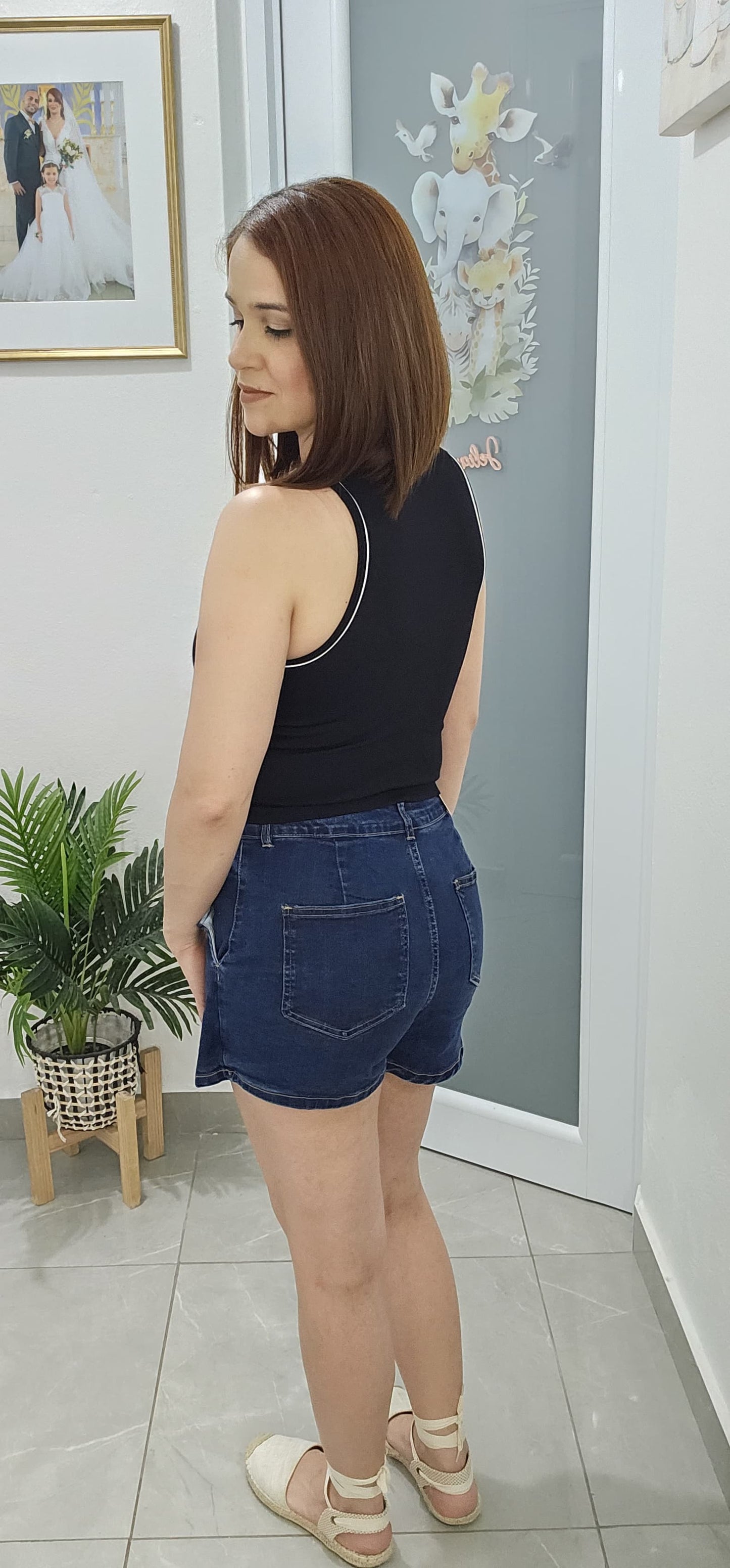 Denim Skort