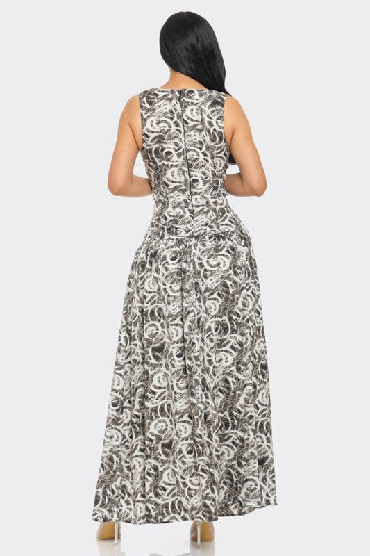 Elegance Riviera Maxi Dress