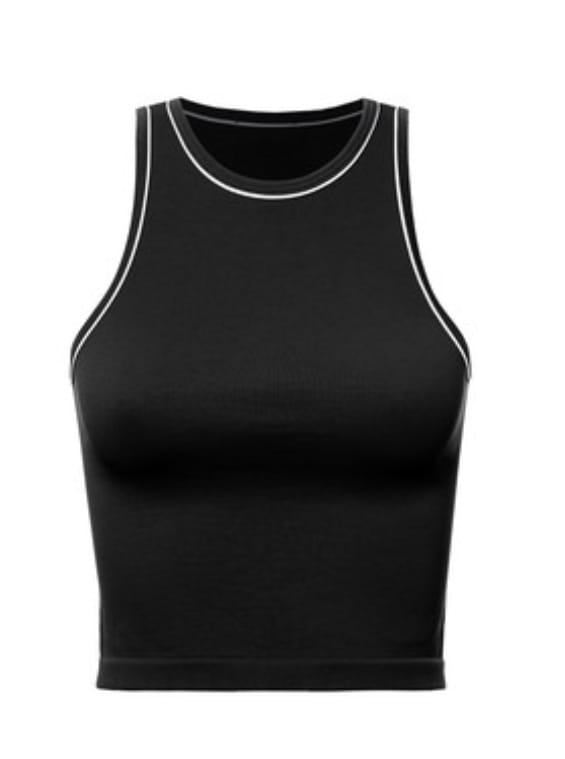 Crop Top Fit Black